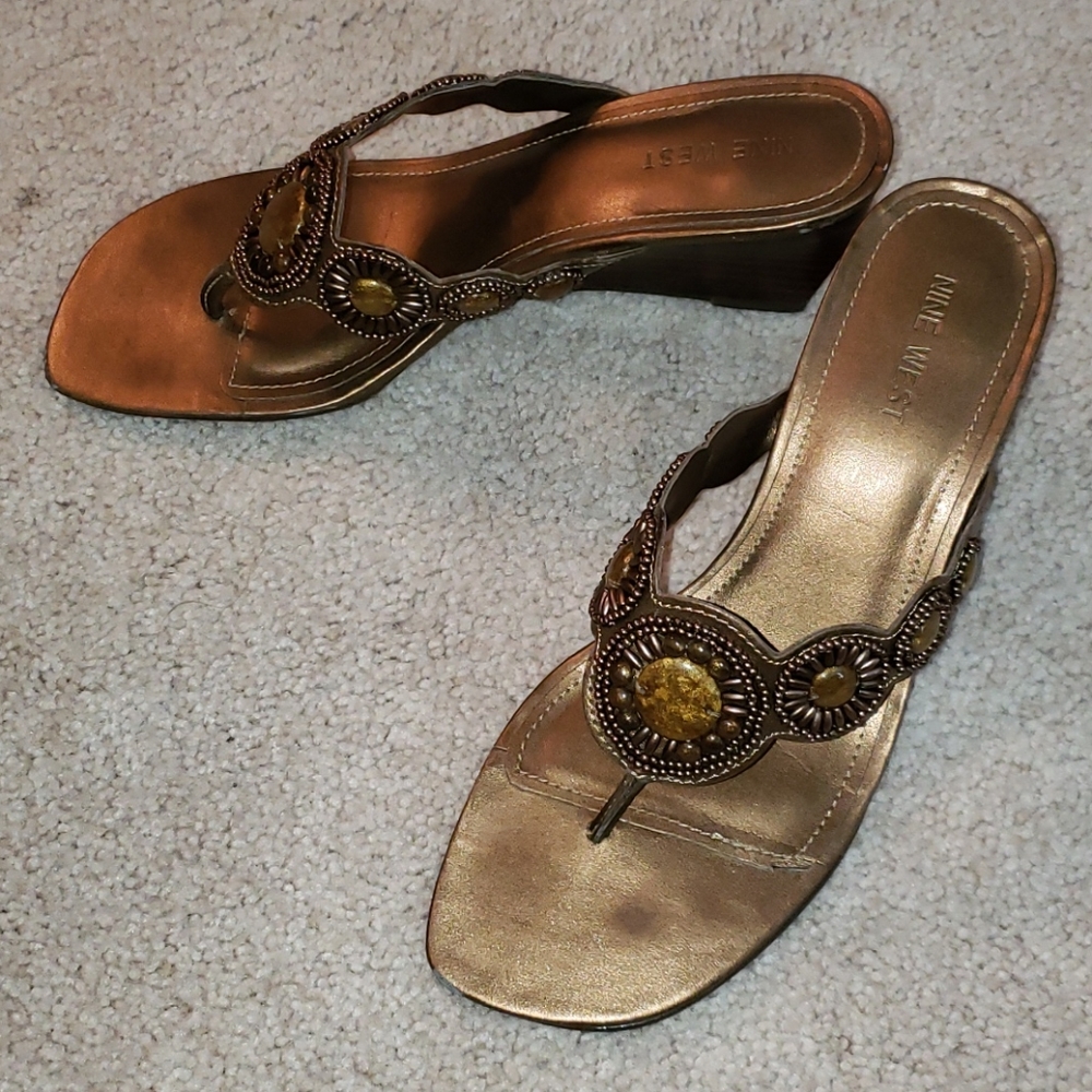 Nine West Wedge Sandals